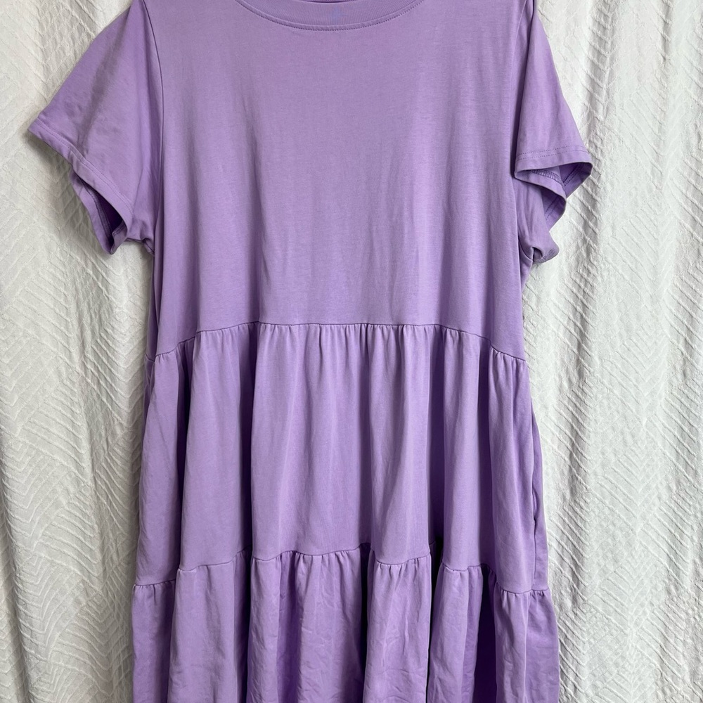 Lavender Tiered Dress
